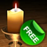 3d melting candle free android application logo